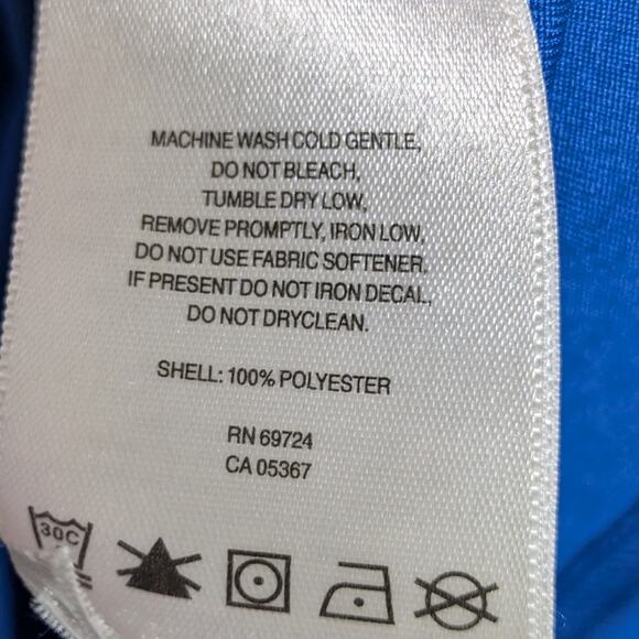 Columbia PFG Golf Polo Shirt Men’s XL Blue Performance Polyester Short Outdoor - Picture 2 of 4